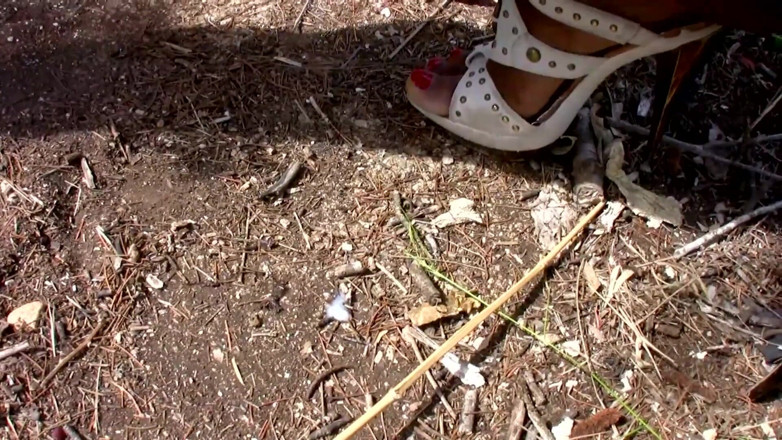 Real Home Made: Black pussy fucking in the forest...cum in mouth