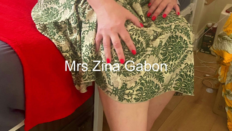 Zina Gabon: A Busty Mature Women Fucks Black Guy After Coming Out...