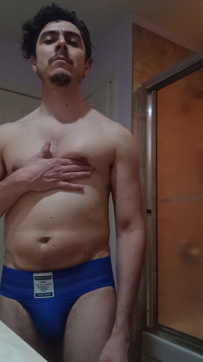 Tabasco Jake: Handsome Sexy Man Flexing Muscles, Wait 4 Large Dick by the...