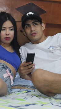 I Share a Bed with My Hot Colombian College Friend and We Record Ourselves Together