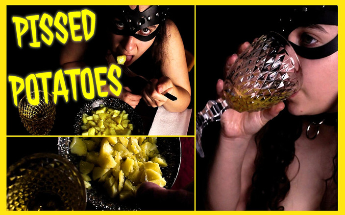 SADOFILMMAKERS: Pishoer krijgt haar rantsoen van gepist voedsel en een glas...