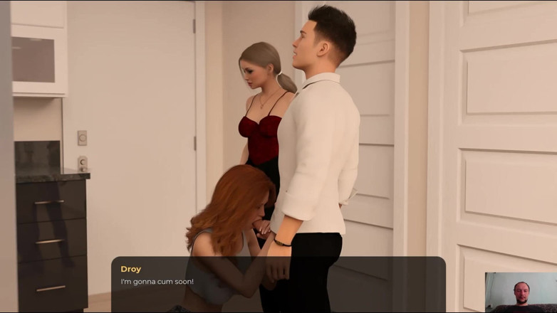 Sex game gamer: Blowjob for housing - no more income game