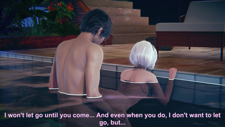 Waifu club 3D: 2B gets fucked doggystyle in the pool