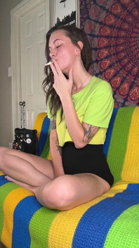 A Smoking Lesson with Your Babysitter