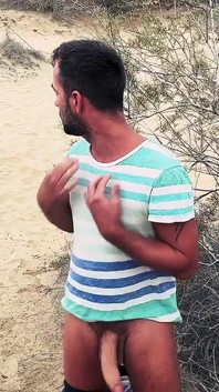 Tim Blesh प्रकृति में फटाफ़ट आउटडोर वीर्य निकालना