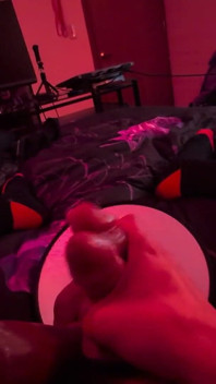 Shoot That Huge Thick Load of Cum All Over That Big Black Dick