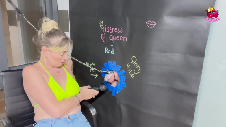 Mistress_BJQueen: Chastity Cage Gloryhole Denial