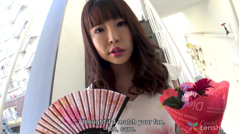 Tenshigao: Aya ile ikinci bölüm, kedi kafemiz utangaç dükkan kızı seviyor