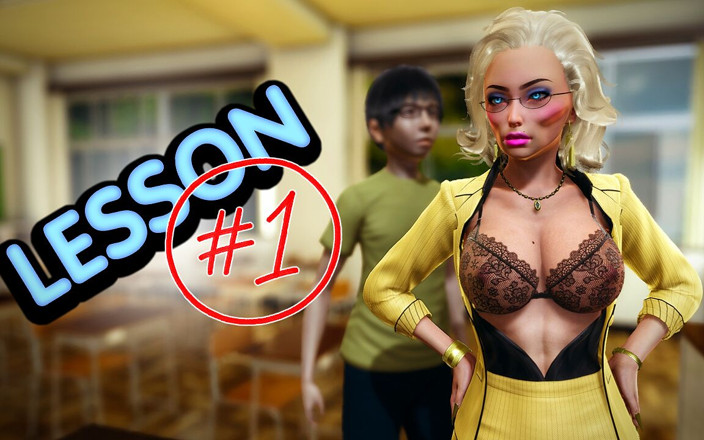 Emptie41: Lesson. a Student Practices Cunnilingus with a Beautiful, Tall Teacher...