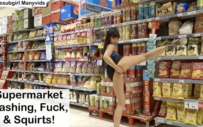 Littlesubgirl: Supermarket bliká, šuká a stříká!