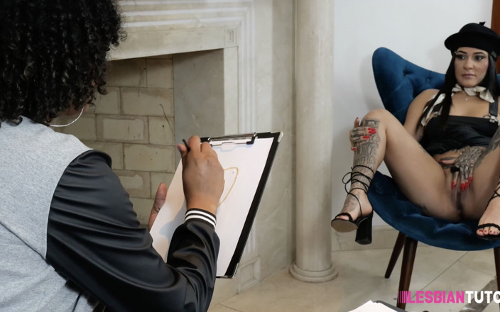 Lesbian Tutors: Live Nude Model