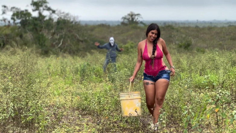 BigAssStepmom2: Ghostface Halloween dynia jebanie