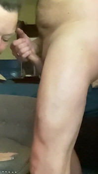 Wife Loves Watching Herself Sucking Cock