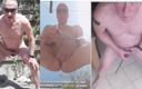 Daddy exhibitionist jantje: Opa papa exhibitionist cumshot compilatie in en buitenshuis