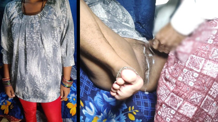 Desi step mom: Stepsister's Skirt