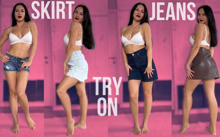 Princess Monica: Seluar jeans baru dan skirt kulit cuba