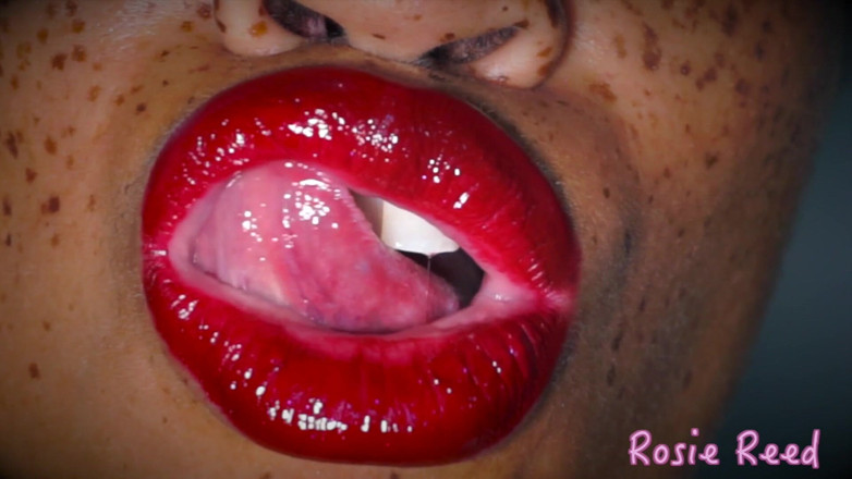 Rosie Reed: Ruin Your Orgasm for Glossy Red Lips- Red Lipstick Fetish...
