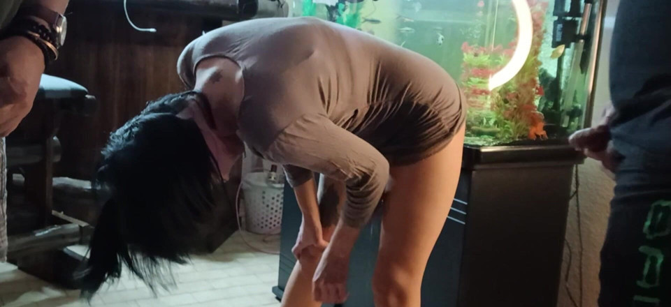 Sparowdox: Hot College Girl Fucking Sticky Dildo with Friends