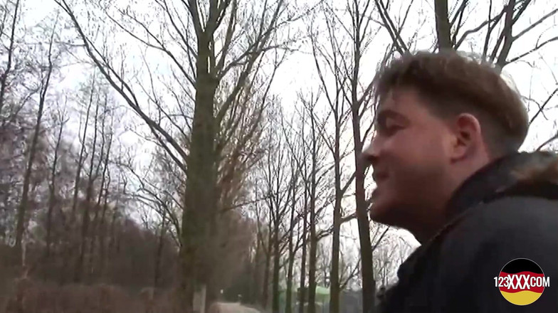 123XXX - Fucked Amateurs in Germany!: Chica recogida es follada y lechada al aire libre