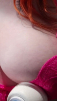 Using Hitachi on Nipples, Valentines Day Themed