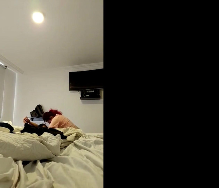 Ruxxxo18: My Colombian Latina Stepbrother Likes to Play in the Dark...