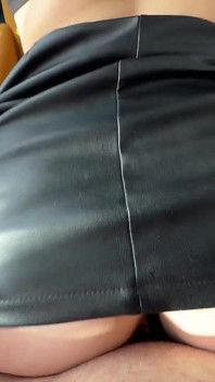 I Love Her Juicy Nut so Much I Feel Like a Squirrel, I Fuck Her Big Ass in a Skirt and Cum on Her Tits