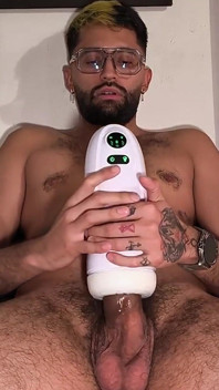 Let's See How Long Can I Resist Without Cumming as My Favorite Toy Sucks My Big Cock Handsfree