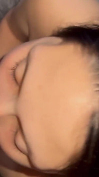 Submissive Teen Slut on Her Knees and Offering Her Throat to Huge BBC Stepdaddy