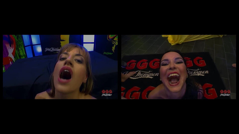 German Hardcore Gangbang GGG: GGG ジョン・トンプソン - 欲求不満な女たちが激しくチンコをしゃぶる