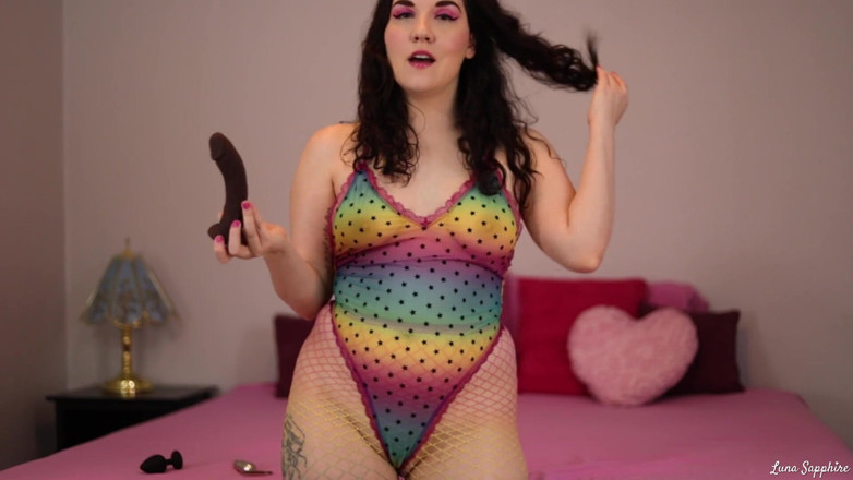 Luna Sapphire: Butt slut anal instruction and strap-on POV femdom