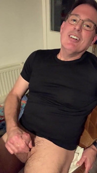 Jerking--off Before Bed at the Table. Nice Ogasm