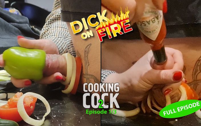SinfulCat: 厨房里的极端鸡巴和尿道折磨！烹饪鸡巴 2。第1/3集。满。