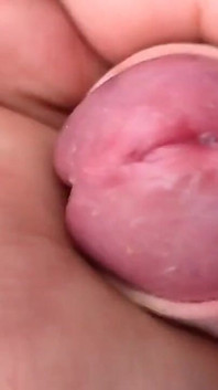 Close-up cumshot
