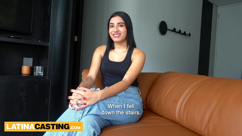 Latina Casting: Unemployed Latina Hottie Found Her Dream Job