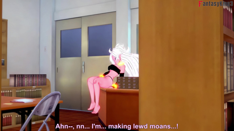 Fantasy king: Android 21 Masturbates in the Library so I Help Her - Dragon...