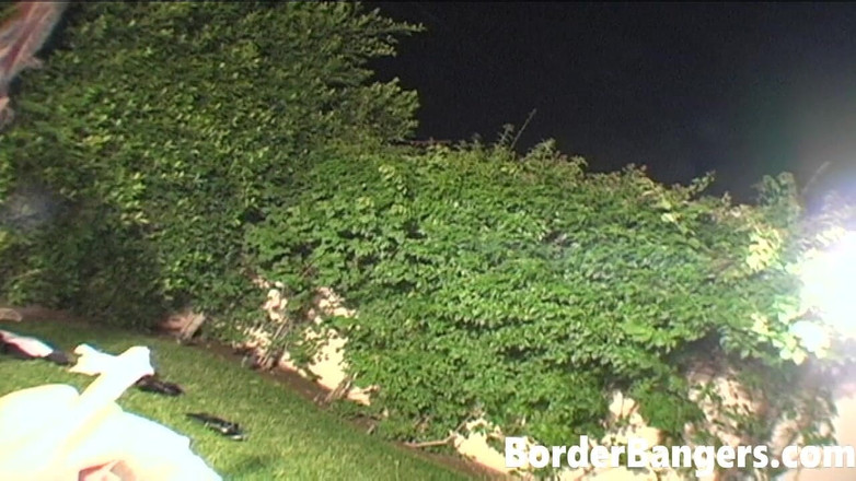 Border Bangers: 覆面警察がシルビアをバストし、彼女のマンコをファック