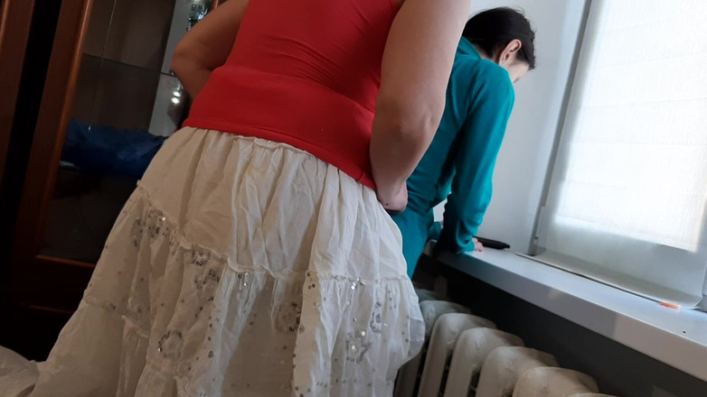 Lesbian-illusion: 教師に捕まった2人のレズビアン