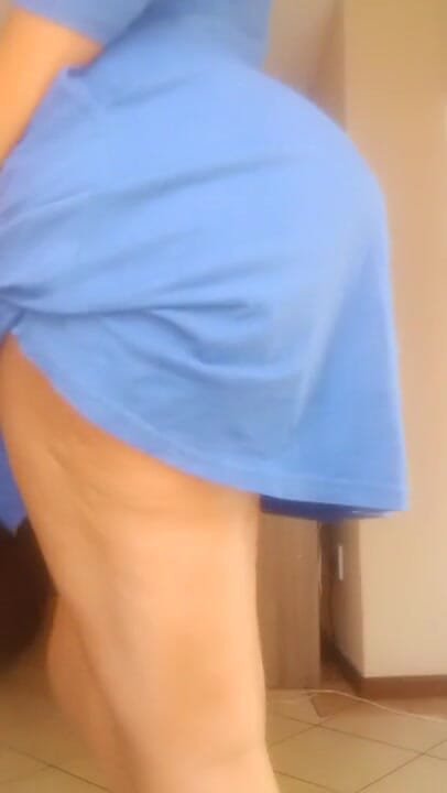 AnalEbony: Big ass tease