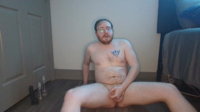 Wallace Accelron: 큰 딜도를 타는 월리스 신음 1부