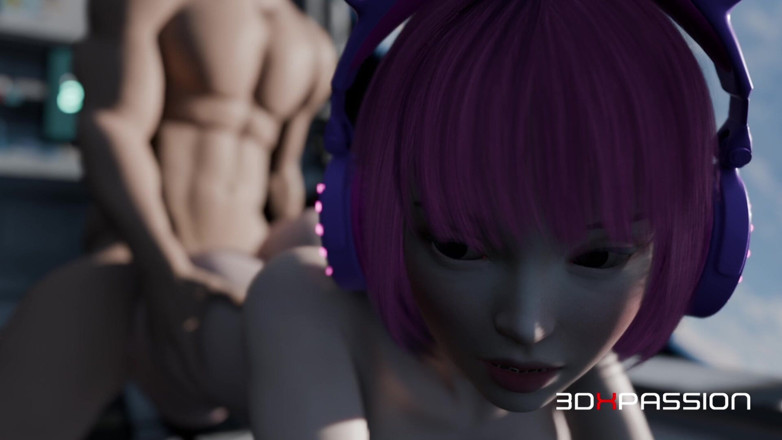 3dxpassion: Catgirl Io este futută în curul ei strâmt pe Catalizator-3 Muie...