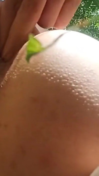 Je suis allé dans la forêt pour me branler le cul pendant que personne ne regardait