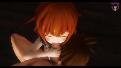 Velvixian: 2 тинки обожают большой член - сексуальный минет в тройничке