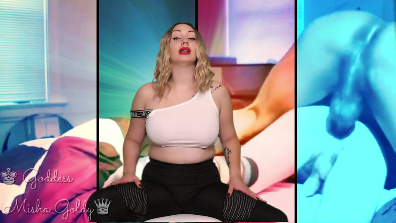 Goddess Misha Goldy: You are watching group gay porn and dreaming to be...