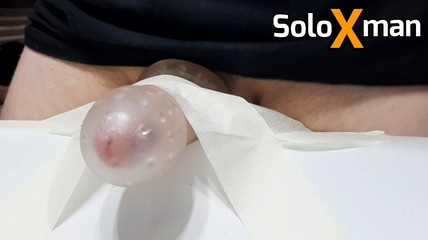 SoloXman: Ich ficke ein künstliches loch, das am waschbecken steckt