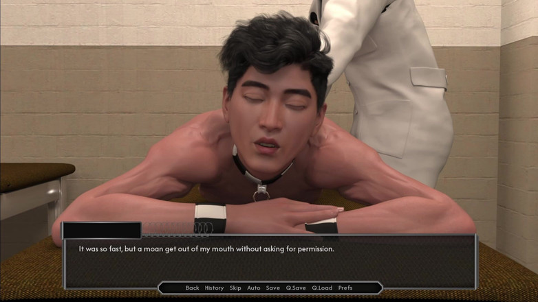 Femboy Maaya: 囚人尋問中の韓国人少年アントニー、クリストファー医師と共に