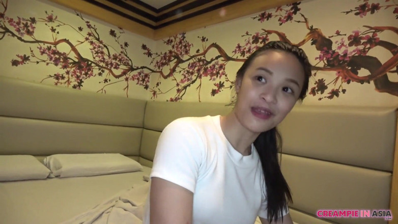 Creampie In Asia: 18 yo, really cute, her skin was very beautiful. She...