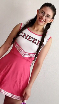 Cheerleader Blowjob Cum in Mouth