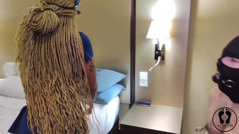 All You Can Fetish: Ebony Wife Caught Humiliation Cuckold BDSM Shackles