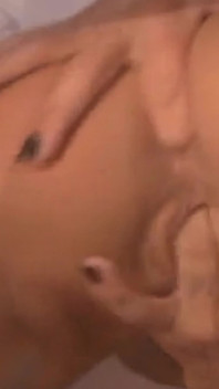 Skinny Brunette Gives Her First Gloryhole