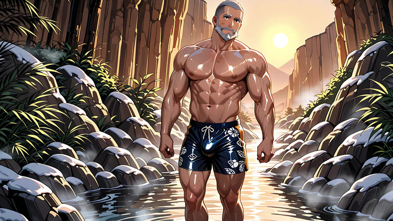 Erotic Man: Ai porno kaslı erkekler softcore şişkinliklerini karıştırıyor